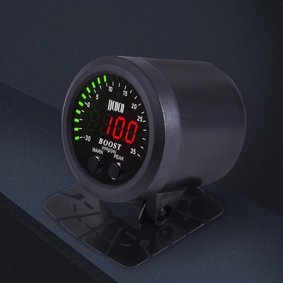 Universal Turbo Boost/Vacuum Gauge Kit Includes Electronic Pressure Sensor Re...
