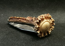Antikes Taschenmesser SAMMLER Hirschhorn Horn Klappmesser !!!