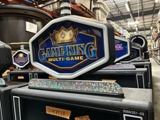 IGT GAME KING MULTI GAME POLYGON TOPPER WITH GLITTER BAR FOR FLAT TOP MACHINE