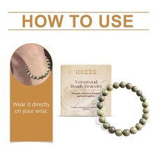 Natural Sandalwood Beaded Bracelet Small Batch Elegant Design Durable Bracelet