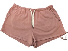 Vuori Women s Pink Dusty Rose Terry Shorts Size Small