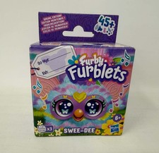 Furby Furblets SWEE- DEE Mini Plush Toy Tye Dye Print Speaks Furbish 6 New