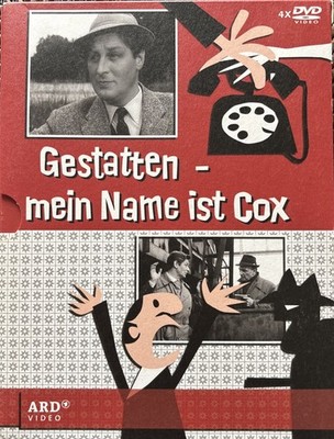 GESTATTEN, MEIN NAME IST COX - ARD TV Krimi Serie 1961 - 4 DVD Box - Romanserie