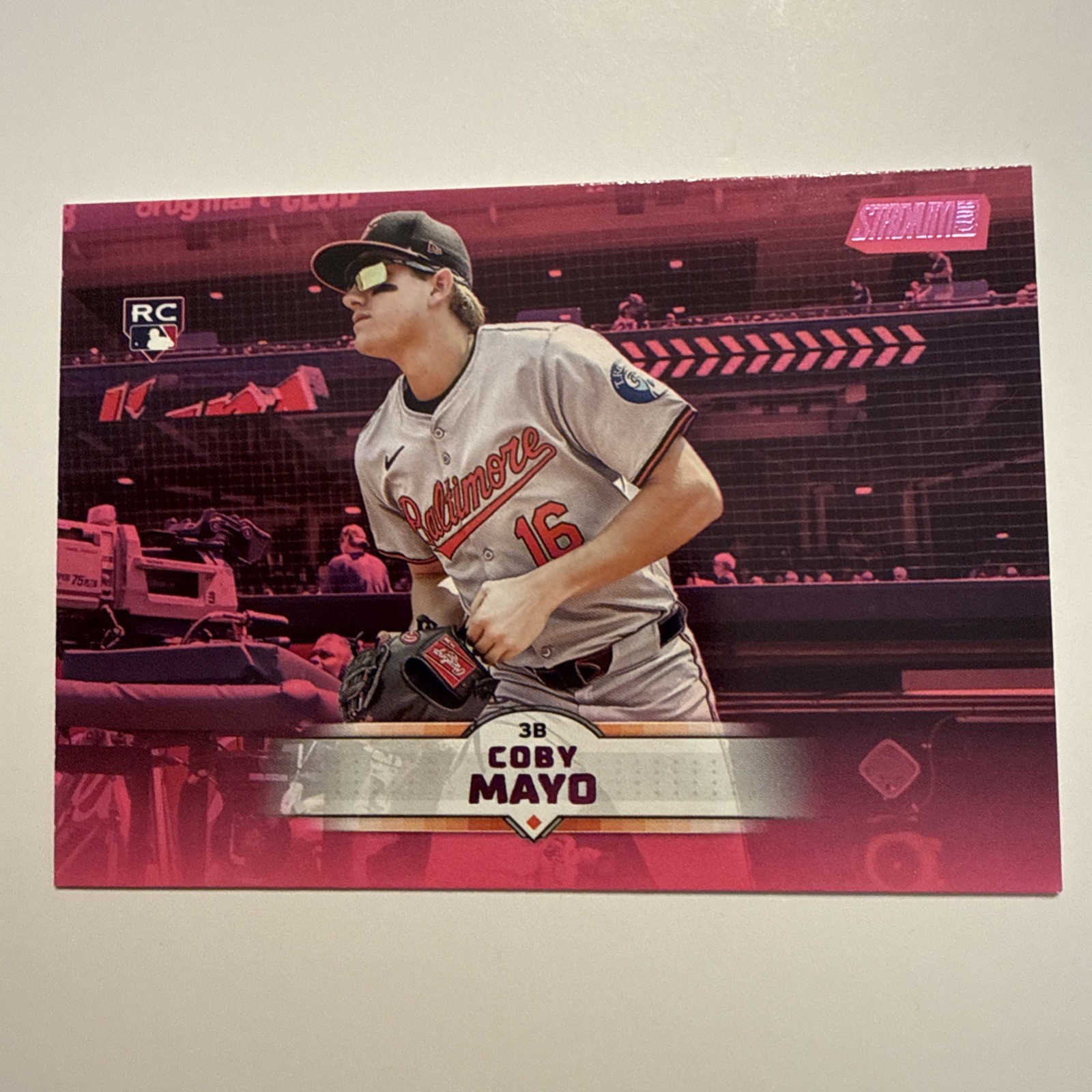 2025 Topps Stadium Club - Coby Mayo #62 Pink Foil (RC)