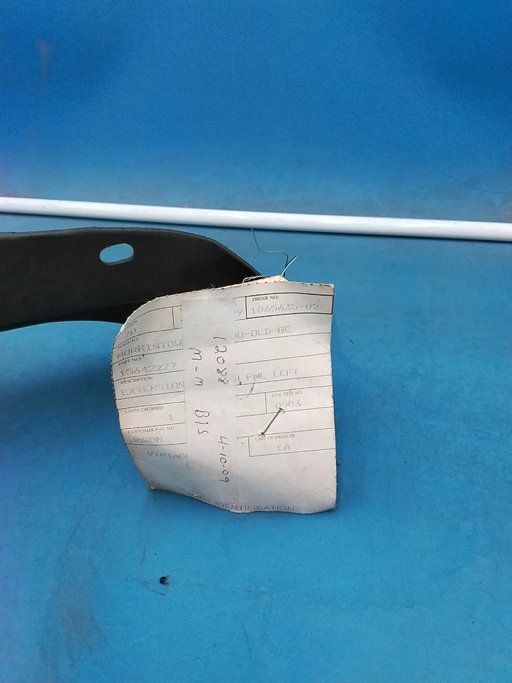 15642227 1985-94 CHEV ASTRO GMC SAFARI LH FENDER EXTENSÃO INTERNA DA CASA DO LEME - Imagem 3 de 3