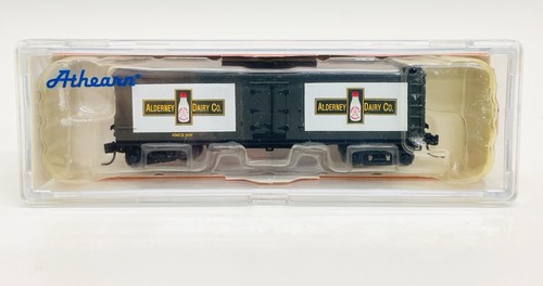 Coche de leche de madera Athearn N Alderney Dairy 40' #105 23613 nuevo | Condition: New