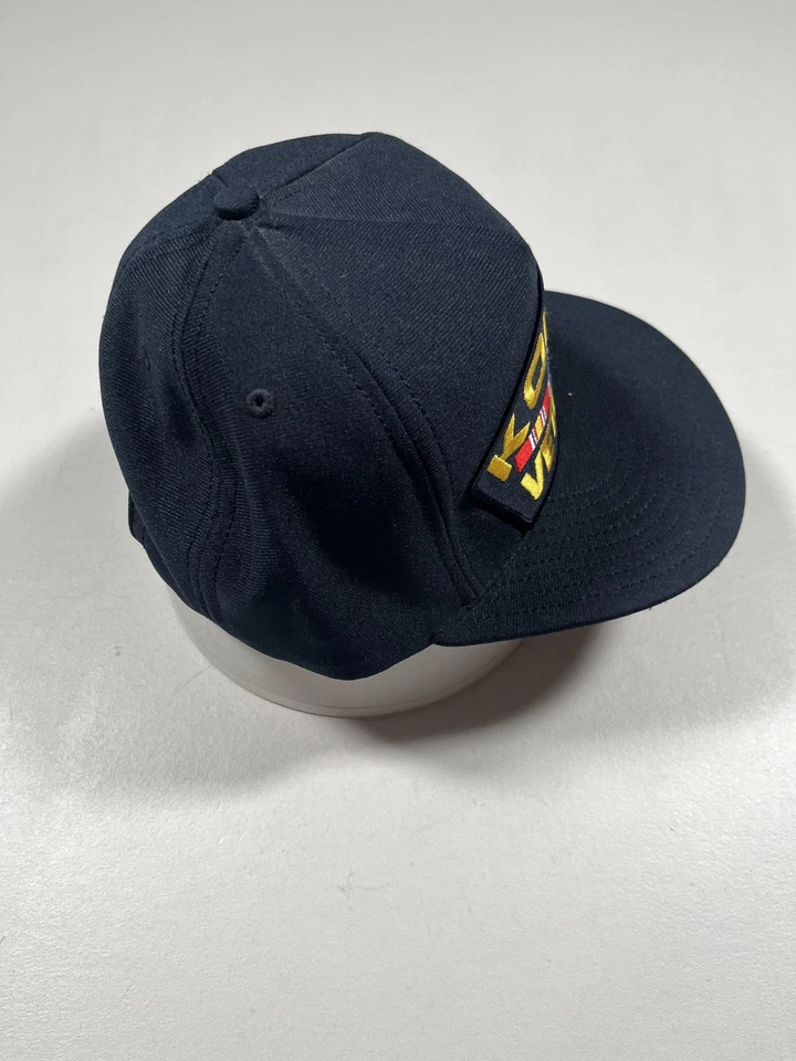 Boné chapéu veterano da Coreia Snap Back tamanho único brasão de águia marinho masculino feito nos EUA P/M - Imagem 3 de 4