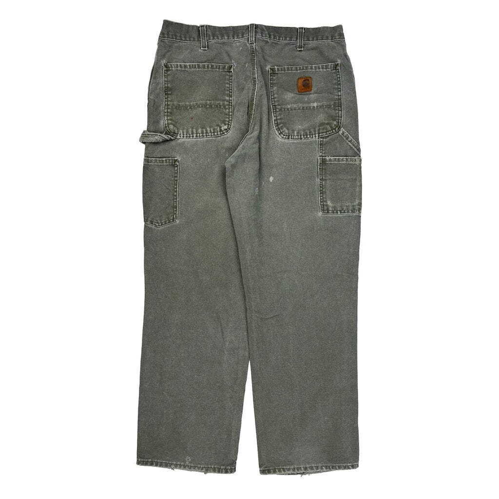 Carhartt Carpenter Pants - 33W 31L Gray Cotton