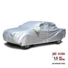 Truck Car Cover Waterproof All Weather TM: Silver-Green 212" - Silver/Green