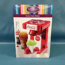New - Nostalgia Electrics Coca Cola Snow Cone Maker