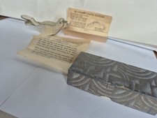 Vtg Napier Lemon Citrus Squeezer Bird Pat&rsquo;d  Silver Plated Papers & Original Box