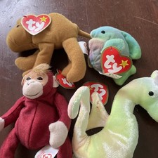 TY Teenie Beanie Babies 1993 and 1999 Lot of 4