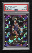 2024 Select WNBA Concourse Purple Ice Prizm /149 Rickea Jackson PSA 9 MINT 0x09