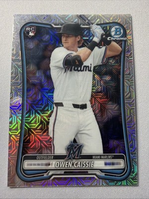 2026 Bowman Chrome - Owen Caissie (RC) Mojo - Marlins - #62
