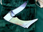 Vintage PARKER CUT CO Surgical ARMADILLO APPALOOSA Bone Pocket KNIFE pouch 1980s — photo 4