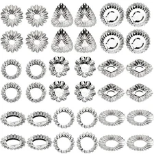 Dicunoy Set of 36 Egg Tart Molds for Baking, Mini Tartlet Tins, Ensaymada Mol...