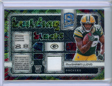 2024 Panini Spectra MarShawn Lloyd Building Blocks Meta Patch /25 Laundry Tag RC