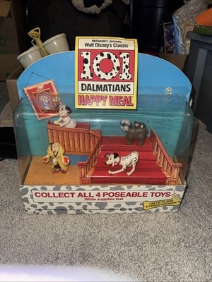 1991 Walt Disney's 101 Dalmatians McDonald's Happy Meal Retail Counter Display