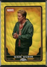 2025 Topps Chrome Deadpool #31 Wade Wilson Yellow Wave 293/399