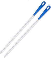 Drain Cleaning Brush 2Pack, Long Drain Clog Remover Tool 23.6Inch, Pipe Brush Cl