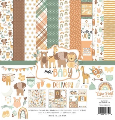 ECHO PARK PAPER COMPANY Baby Echo Park Collection Kit 12''X12''