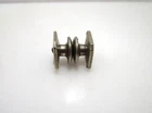 Antique Art Deco Enamel Cabochon Bear & Wilde Kum Apart Half Pair Cufflink Stud