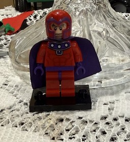 LEGO Custom Magneto Minifigure Marvel Super Heroes X-Men Collectible Toy
