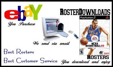 NCAA College Basketball 09 Real Rosters PS2 File