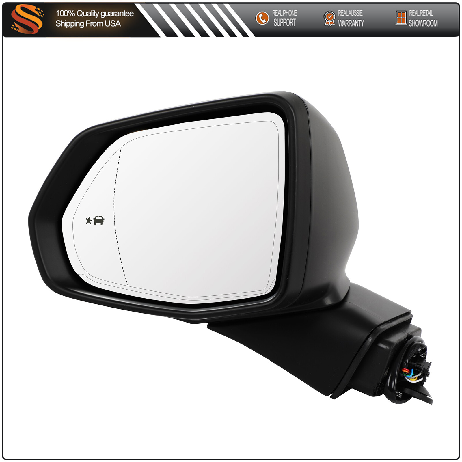 19-21 Chevy Blazer Auto Dimming Driver Side View Mirror Paint to Match