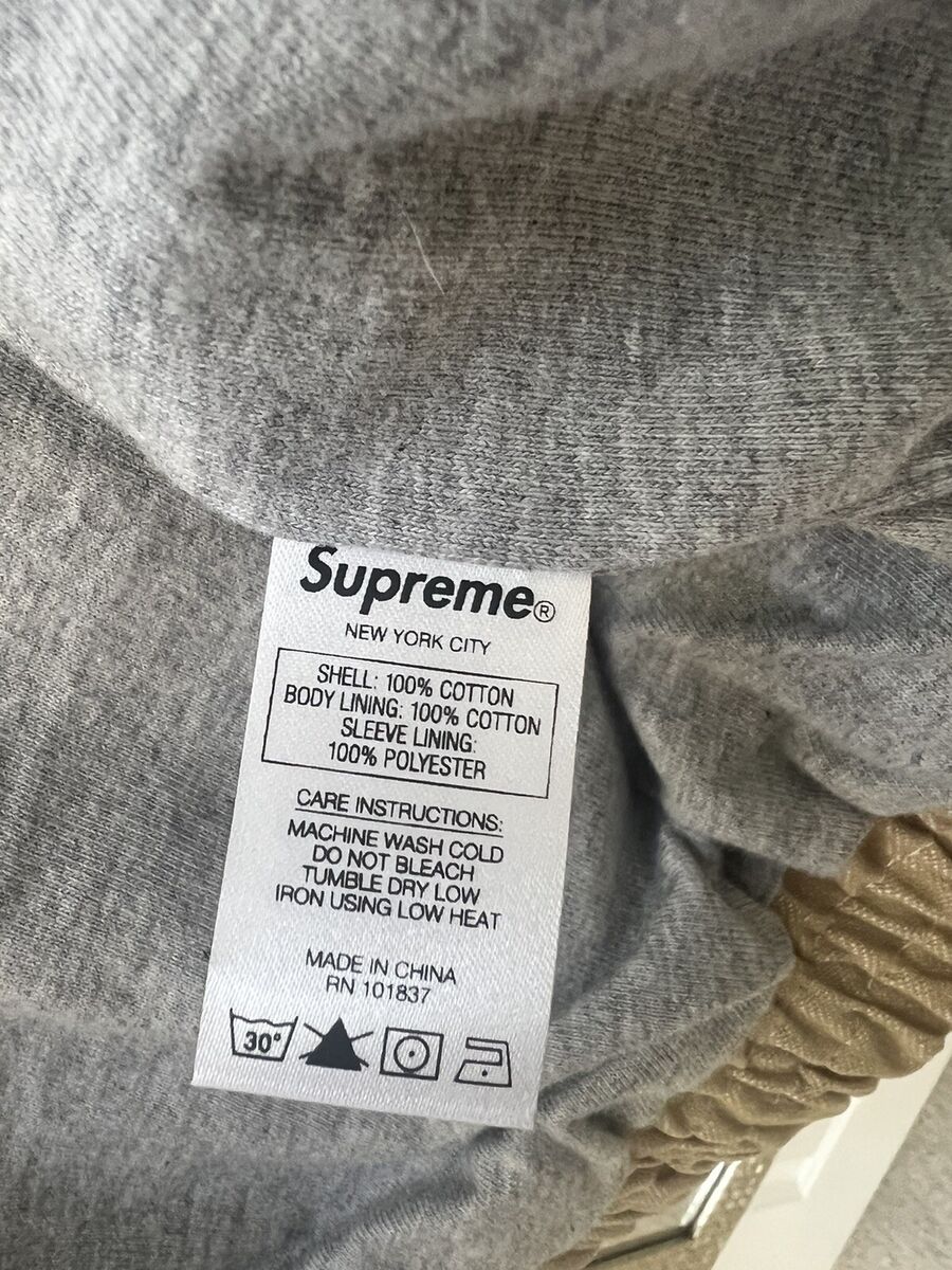 Supreme Denim Varsity Jacket Tan Size M SS18 *FAST SHIP Supreme Denim Varsity Jacket Tan Size M SS18 *FAST SHIP