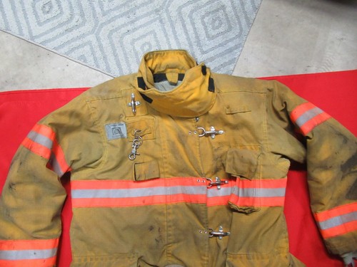 10/2012 MORNING PRIDE DRD 44 x 30/36 Firefighter Turnout Bunker Gear COAT JACKET - Picture 9 of 18