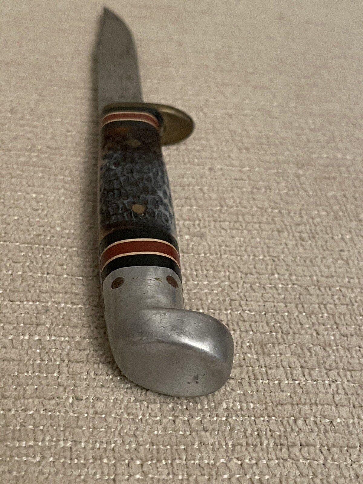 Vintage WESTERN USA Hunting Knife With Sheath 3” Blade 628 eBay