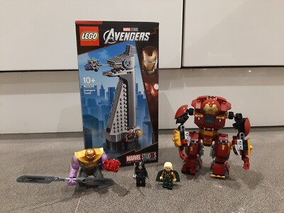 Lego Marvel Avengers Bundle, Tower (40334) Hulkbuster (from 76104) custom  extras UK