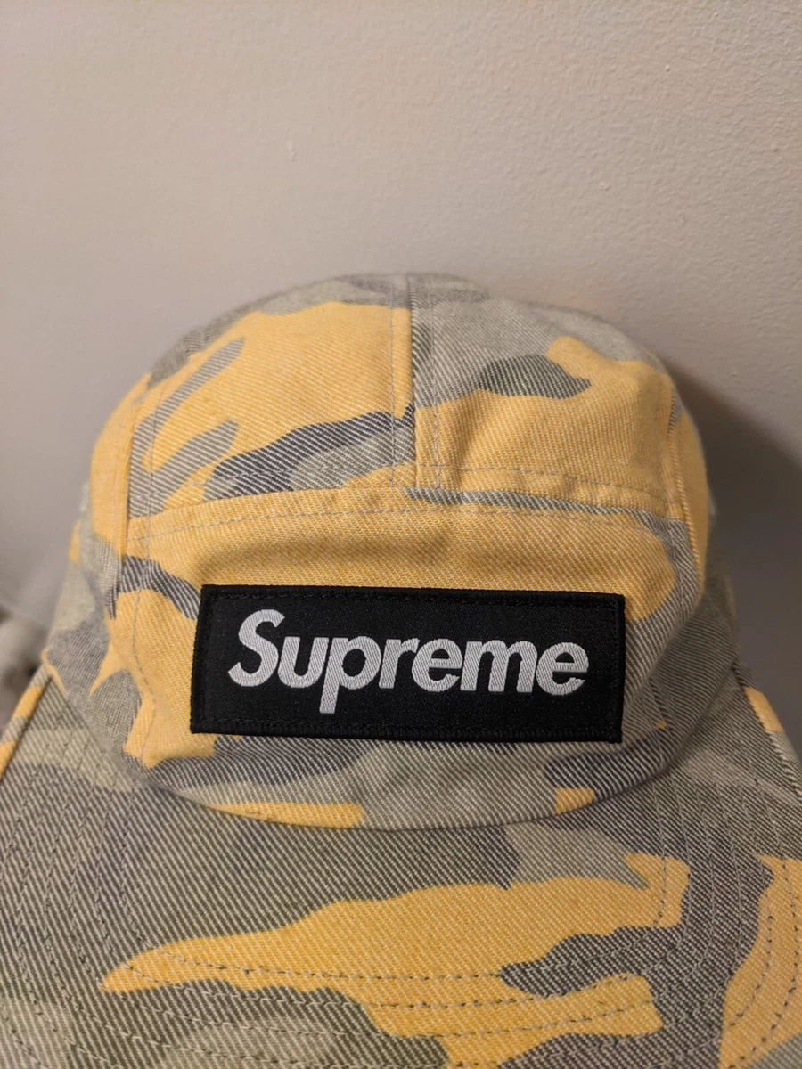 いします Supreme - Supreme Washed Out Camo Camp boxロゴ キャップの