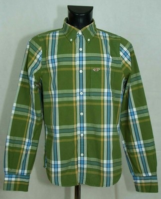 MENS HOLLISTER SHIRT LONG SLEEVE SIZE L 