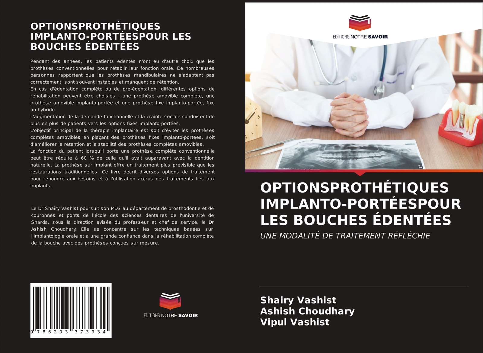 Optionsprothétiques Implanto-portéespour Les Bouches Édentées Vashist