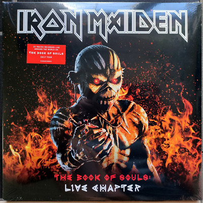 IRON MAIDEN 3LP - THE BOOK OF SOULS: LIVE CHAPTER***EU 2017***SEALED***NEU !