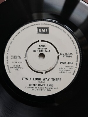 LITTLE RIVER BAND. IT'S A LONG WAY THERE. UK 7'' DEMO RELEASE. EX. PROMO. PSR403