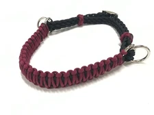 side pull hackamore attachment with a whoa burgundy ...mini to draft 