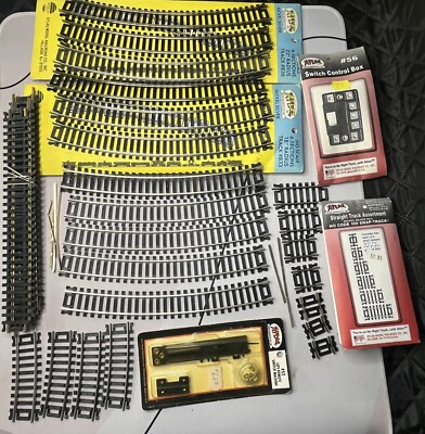 HO Atlas #836, 56, 847, 52, 9''str New/Open pkg. HO Nickel Silver track LOT- Read