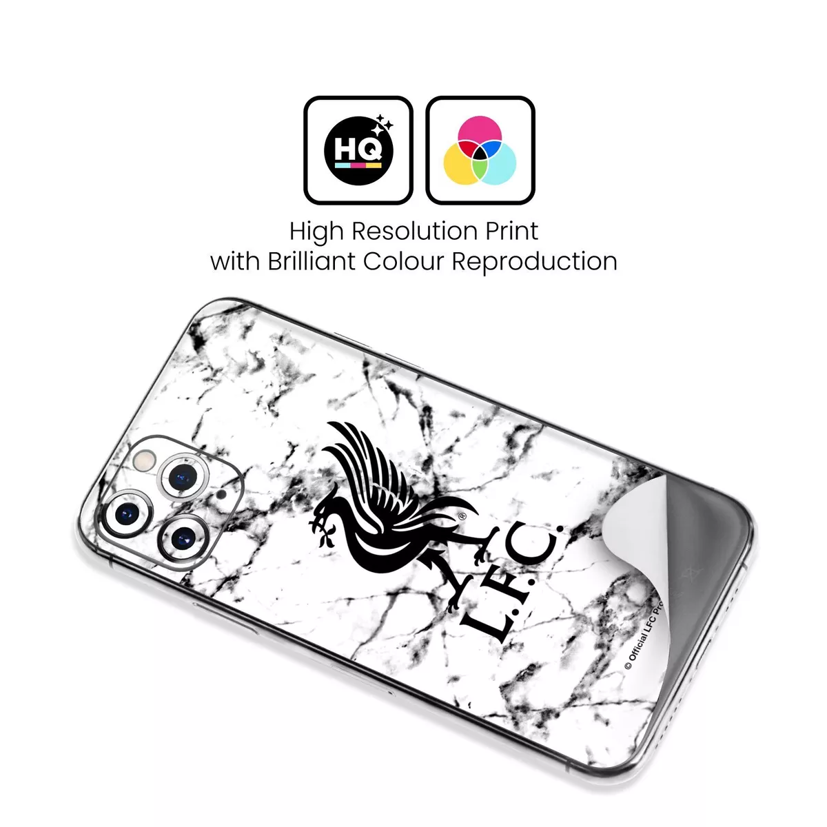 OFFICIAL LIVERPOOL FOOTBALL CLUB ART VINYL SKIN DECAL FOR APPLE iPHONE  PHONES