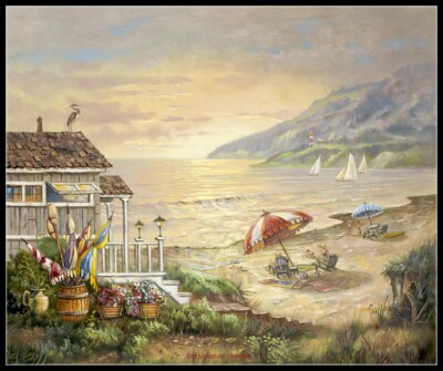Chart Needlework for Embroidery - Counted Cross Stitch Patterns - Sea Side Rays