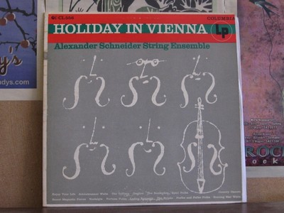 ALEXANDER SCHNEIDER STRING ENSEMBLE, HOLIDAY VIENNA -LP