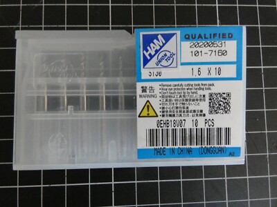 10 x HAM Mikrobohrer ST30 1.6 x 10