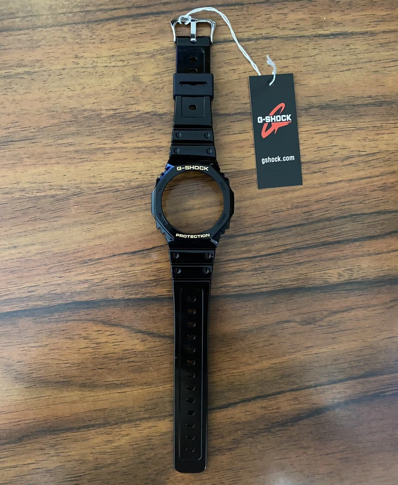 100% ORIGINAL Casio G-Shock Nuevo GA2100 Banda Bisel Repuesto Casioak Negro Foto 4 de 4