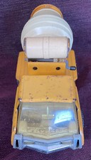 Vintage Tonka Cement Mixer Truck Orange White 1970s Pressed Steel Tilt Bed