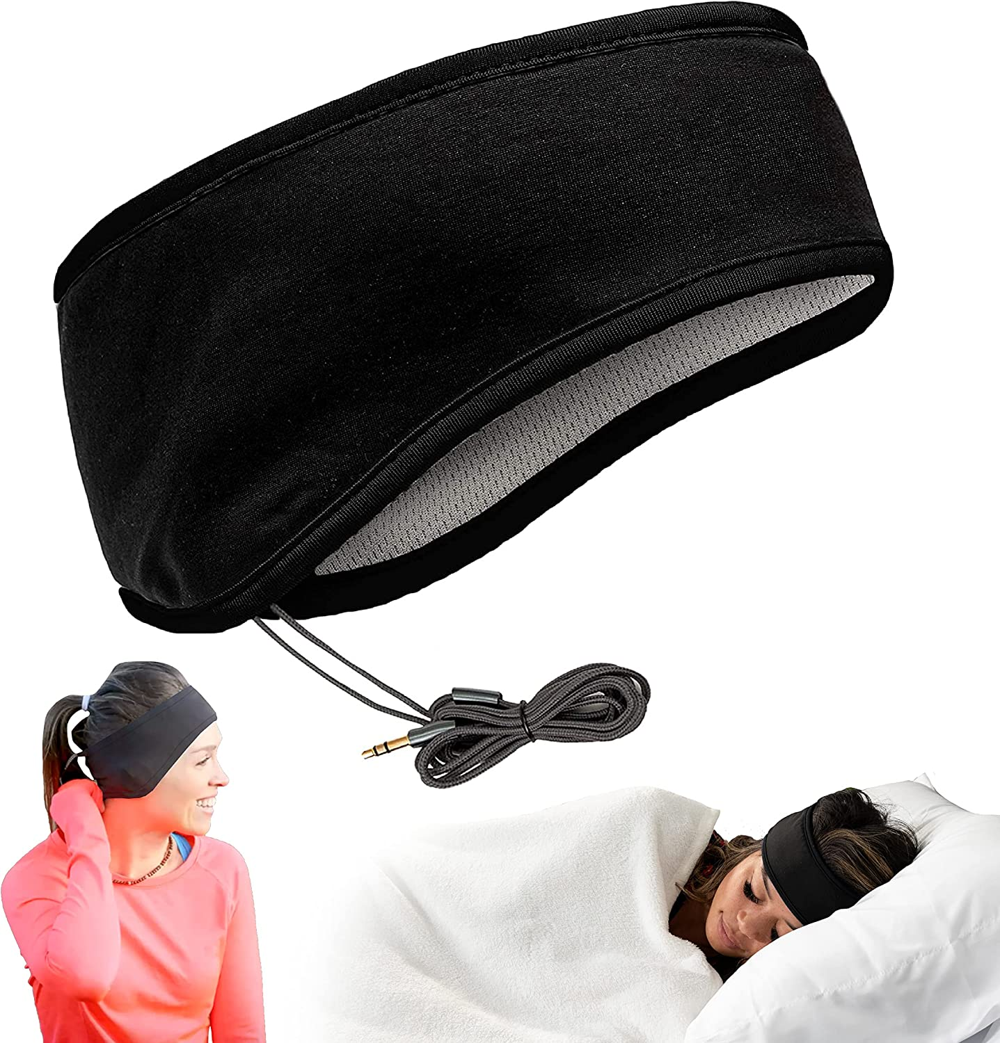 Sleep Headphones - over Ear Headphones - COMFORTABLE EARPHONES for SLEEPING-image