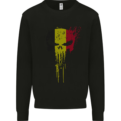 Belgium Skull Gym Training Bodybuilding Herren Sweatshirt Pullover