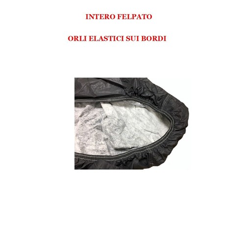PER YAMAHA X-MAX 250 ABS TELO COPRIMOTO PVC FELPATO IMPERMEABILE 246X105X127CM - Picture 6 of 7