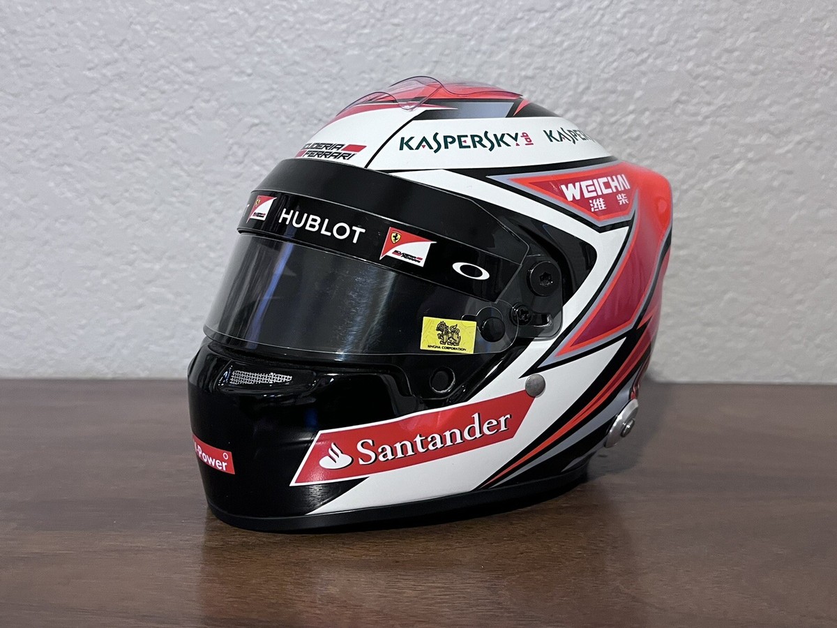 RACE USED HELMET Bell HP77 Charles Leclerc Scuderia Ferrari F1 2019